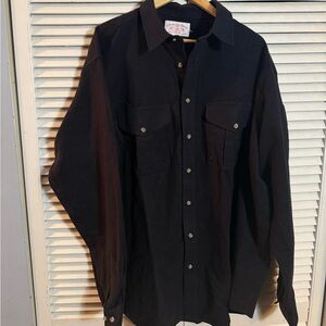 Filson xxlt moleskin Black Shirt Jacket